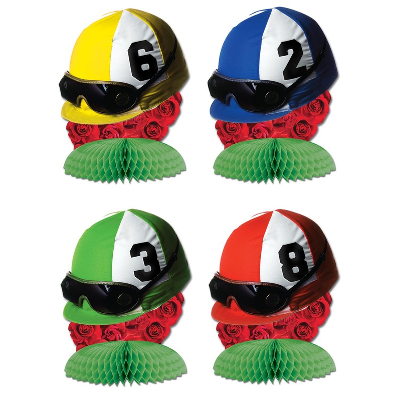 48 Pack Beistle Jockey Helmet Mini Party Centerpieces