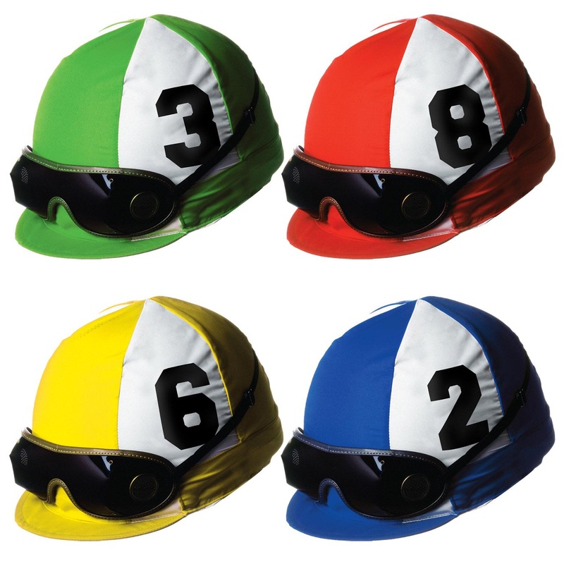 48 Pack Beistle Jockey Helmet Party Cutouts