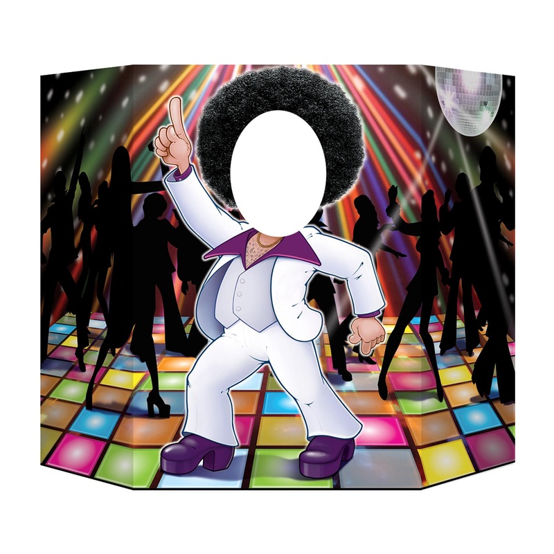 6 Pack Beistle Disco Couple Party Photo Prop