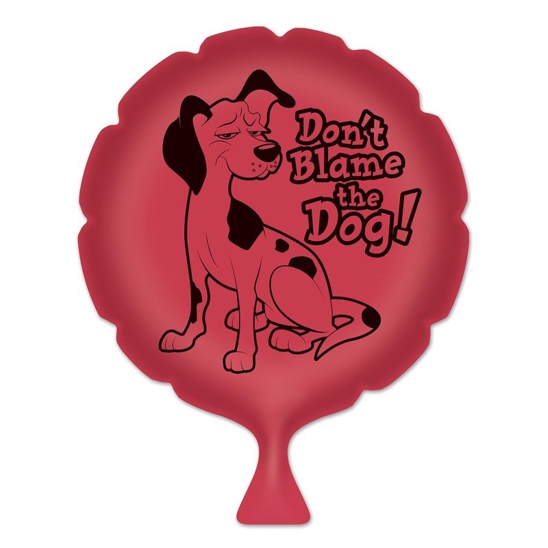6 Pack Beistle Don't Blame The Dog! Party Whoopee Cushion