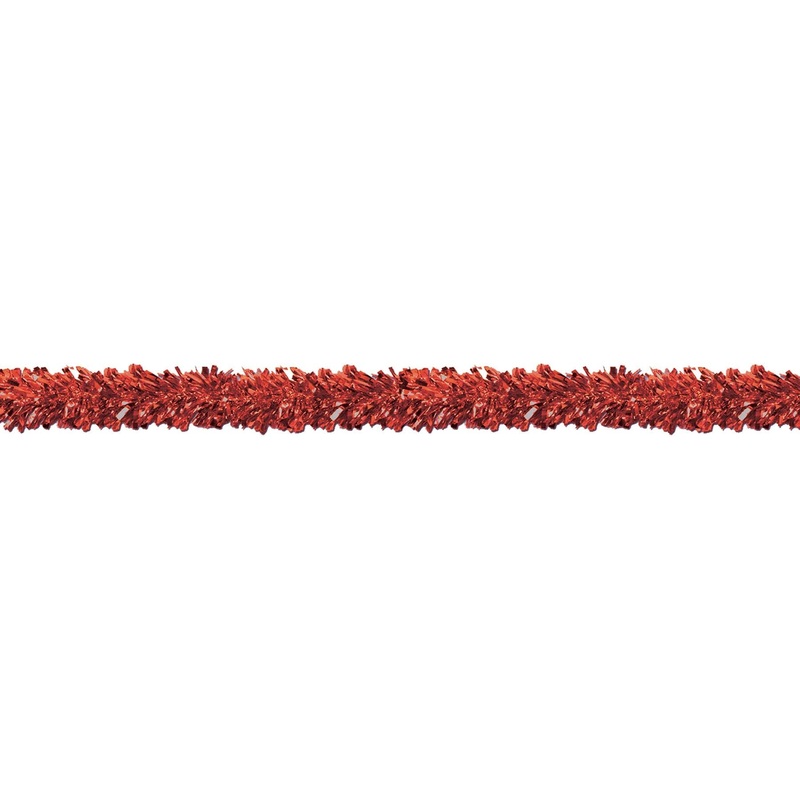 12 Pack Beistle 6-Ply Metallic Party Festooning Garland - red