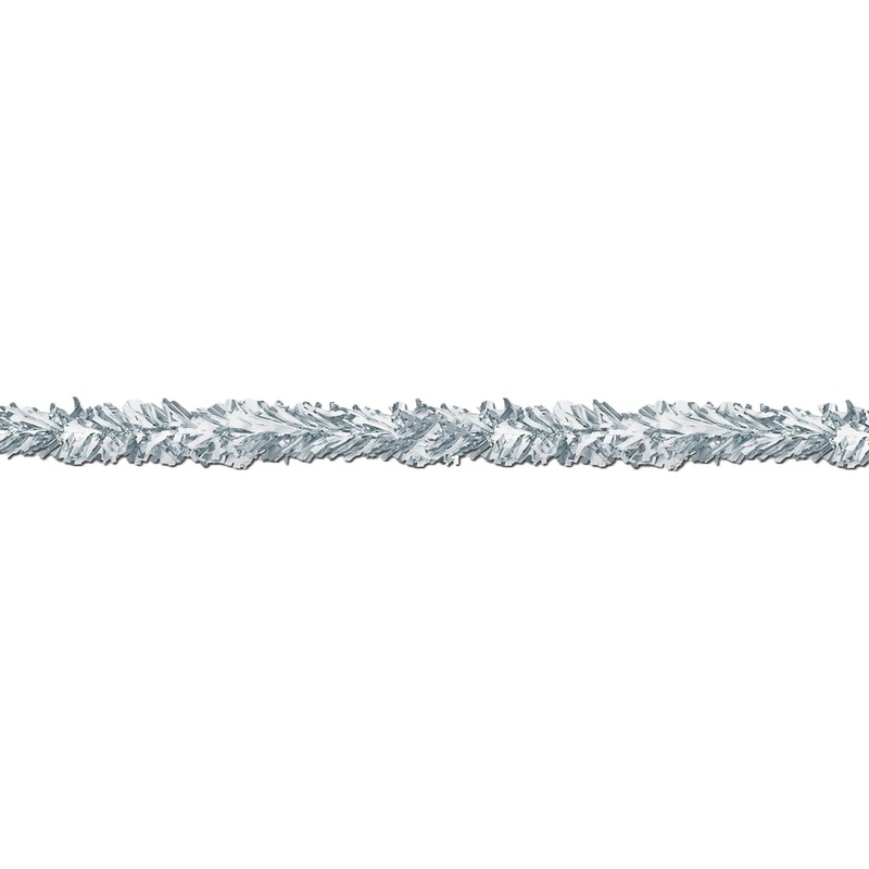 12 Pack Beistle 6-Ply Metallic Party Festooning Garland - white