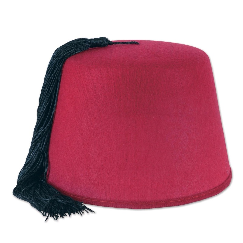 12 Pack Beistle Felt Fez Hat