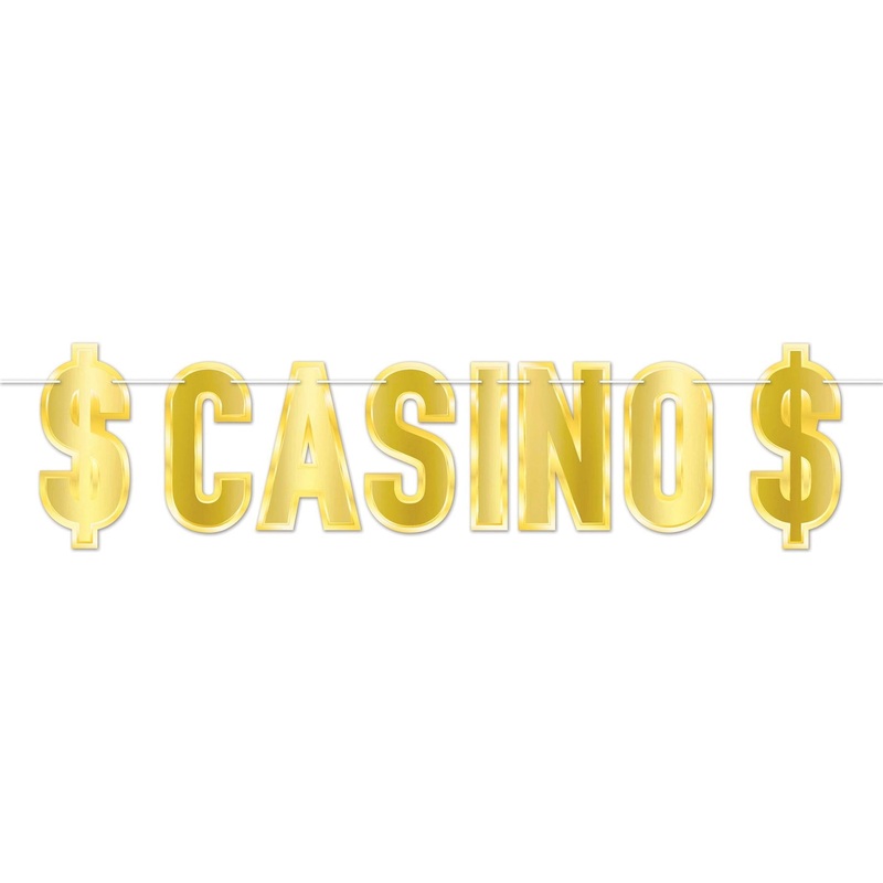 12 Pack Beistle Foil Casino Party Streamer