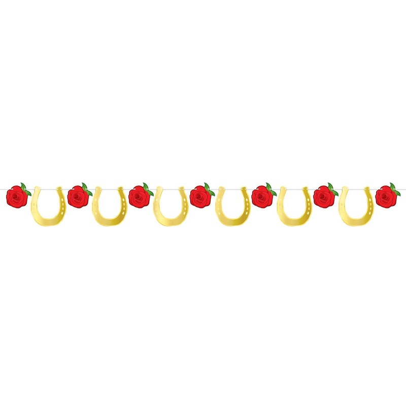 12 Pack Beistle Foil Horse Racing Party Streamer