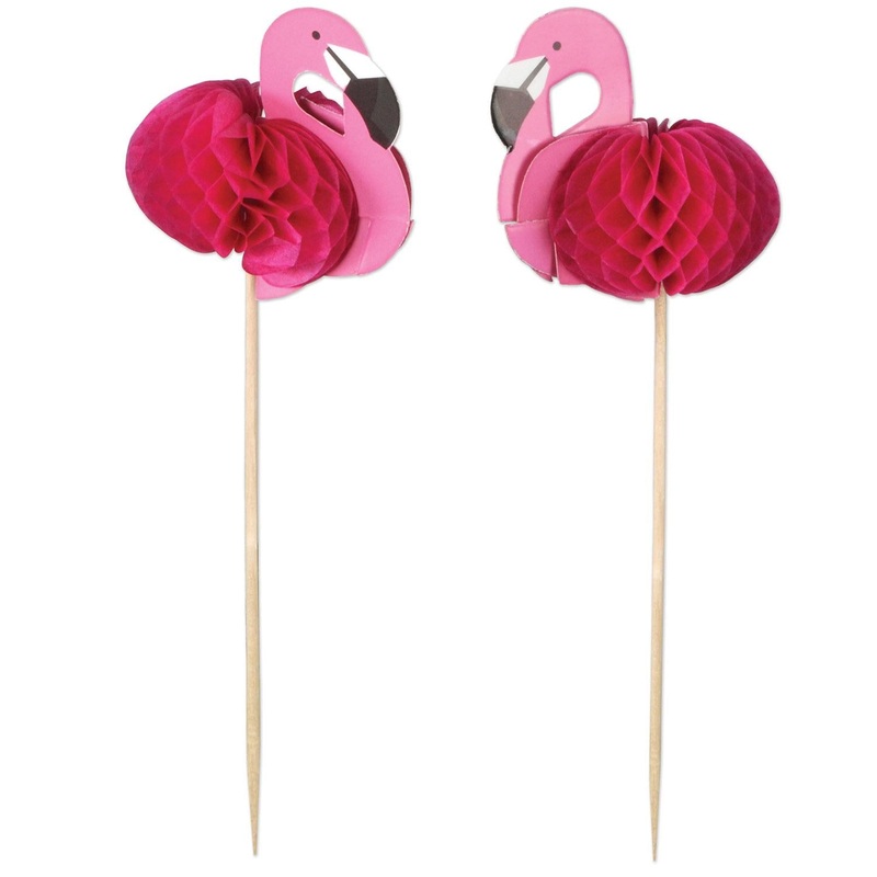 288 Pack Beistle Luau Party Flamingo Picks