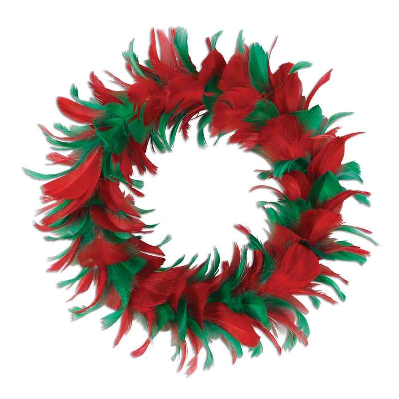 6 Pack Beistle 8 inch Christmas Fancy Wreath - red/green
