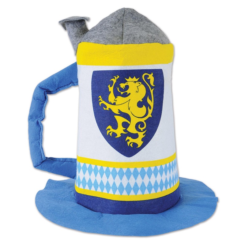 6 Pack Beistle Oktoberfest Felt Beer Stein Hat