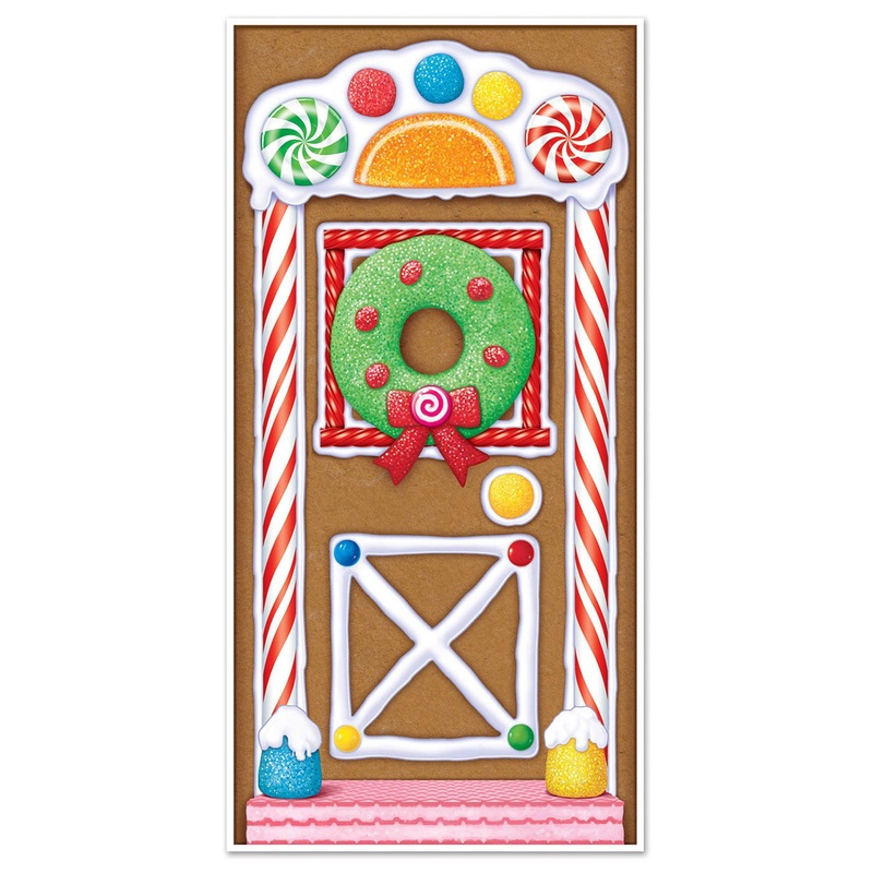 12 Pack Beistle Christmas Gingerbread House Door Cover