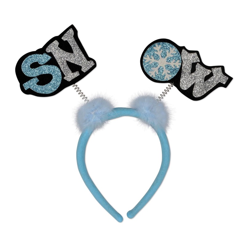 12 Pack Beistle Christmas Glittered Snow Boppers