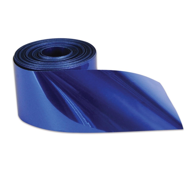 12 Pack Beistle Gleam 'N Party Streamer Metallized Streamer - blue