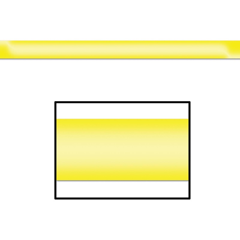 12 Pack Beistle Gleam 'N Party Streamer - yellow - plastic