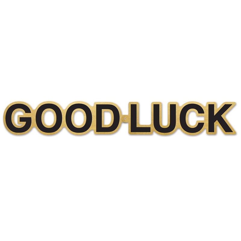 12 Pack Beistle Good Luck Party Foil Streamer