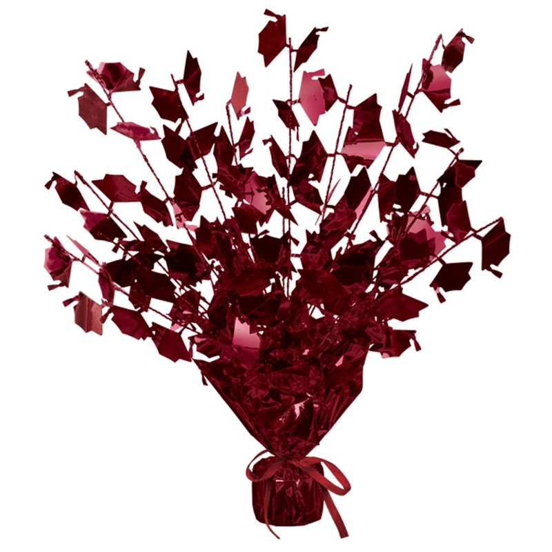 12 Pack Beistle Graduation Party Centerpiece - maroon