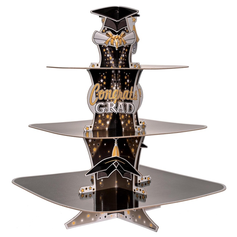 12 Pack Beistle Graduation Party Cupcake Stand