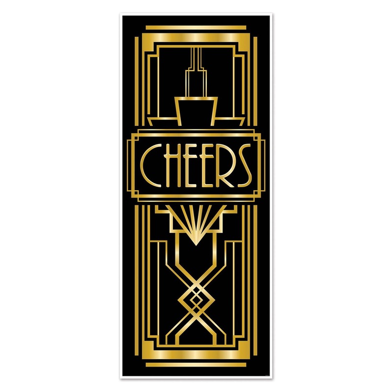 12 Pack Beistle Roaring 20's Party Door Cover