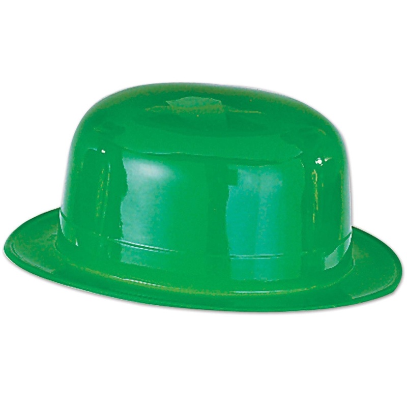 48 Pack Beistle St. Patrick's Day Green Plastic Derby