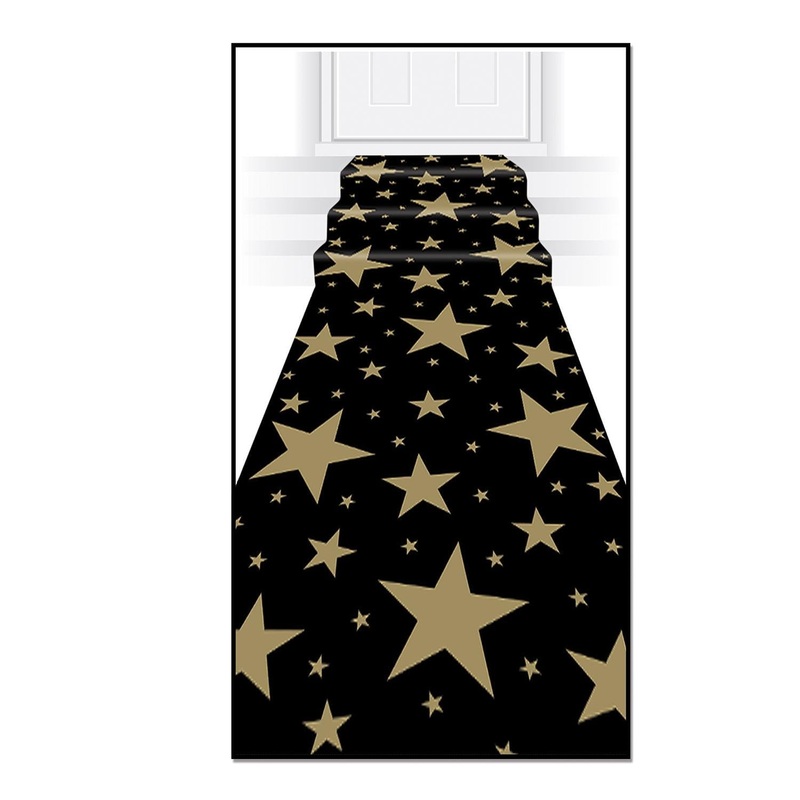 6 Pack Beistle Gold Star Party Runner