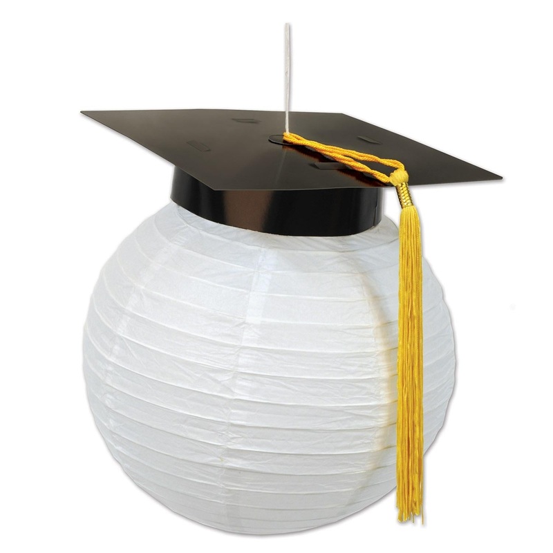 6 Pack Beistle Grad Cap Graduation Party Paper Lanterns