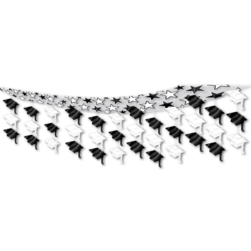 6 Pack Beistle Graduate Cap Graduation Party Ceiling Decoration