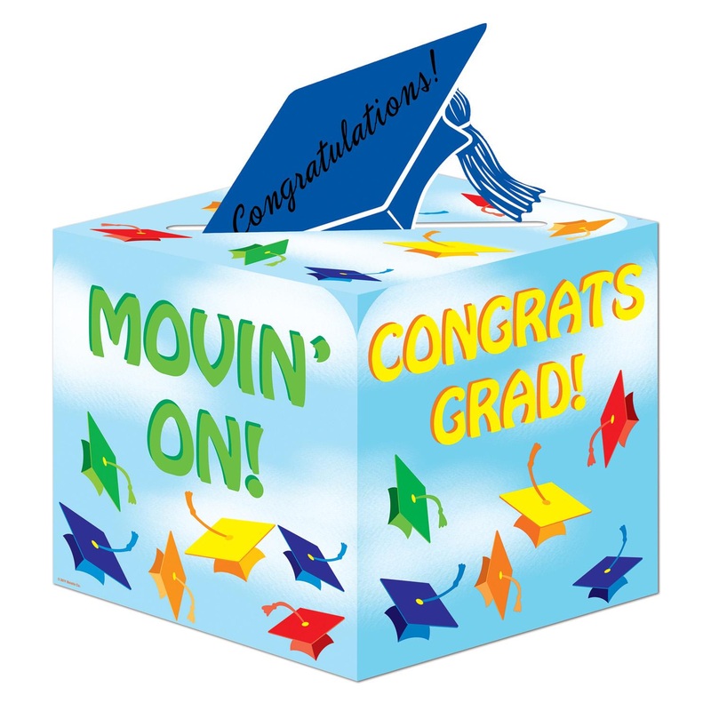 6 Pack Beistle Graduation Party Card Box