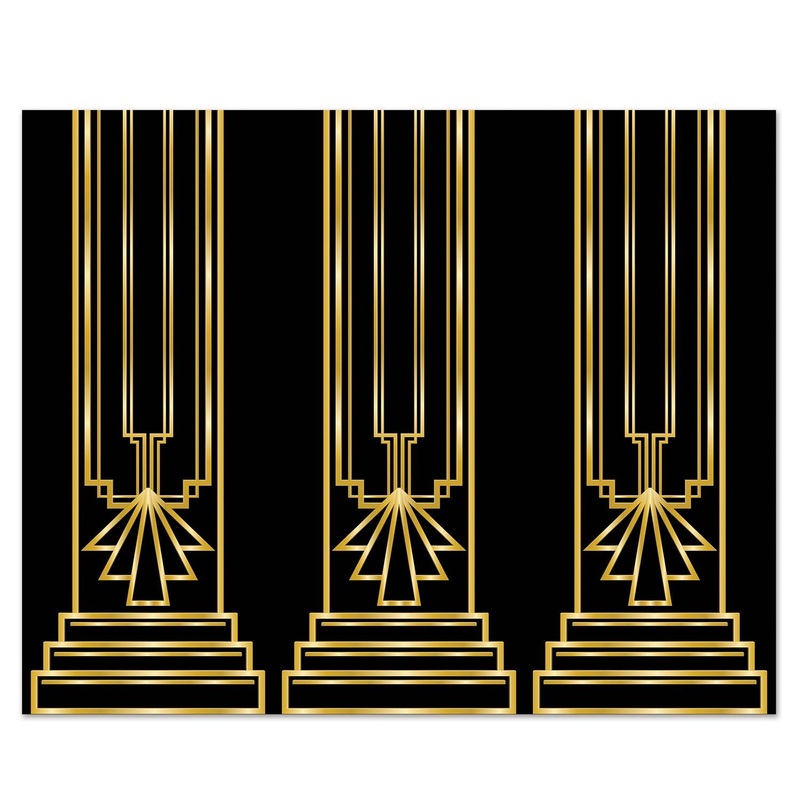6 Pack Beistle Roaring 20's Party Backdrop