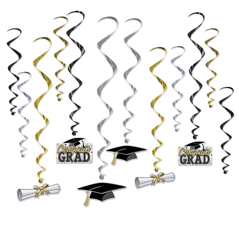 72 Pack Beistle Graduation Party Whirls