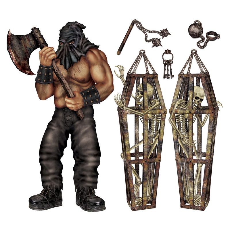 72 Piece Beistle Halloween Executioner/Skeleton Props