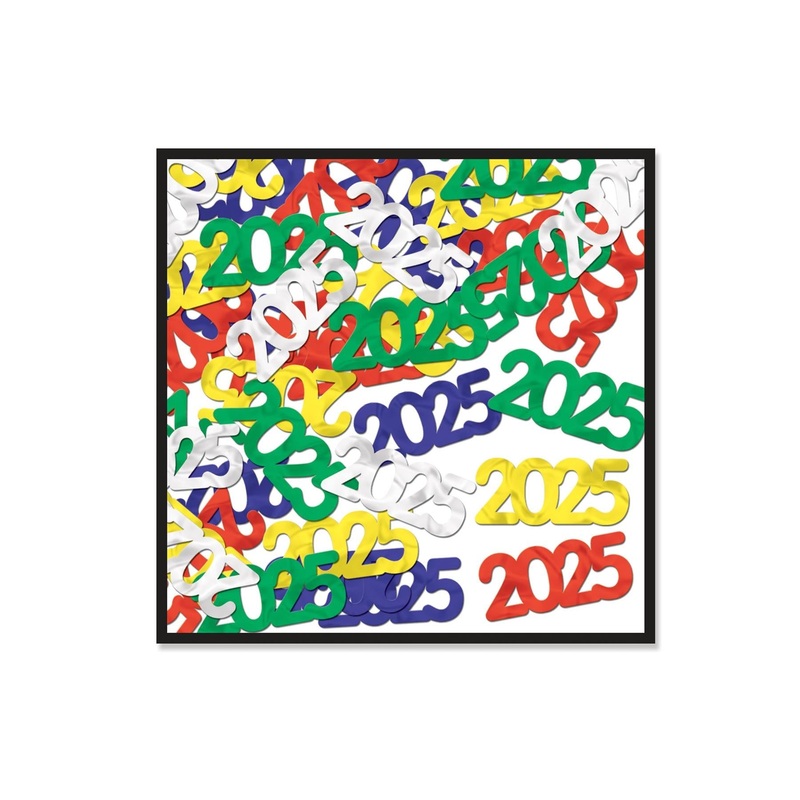12 Pack Beistle Fanci-Fetti 2025 Silhouettes multi-color (0.5 Oz/Pkg)