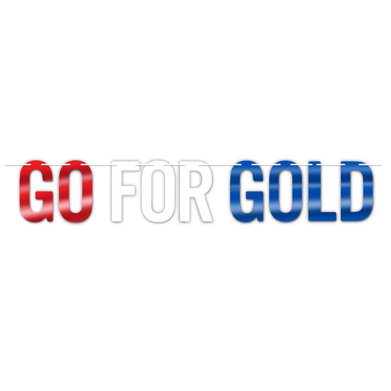12 Pack Beistle Foil Go For Gold Streamer