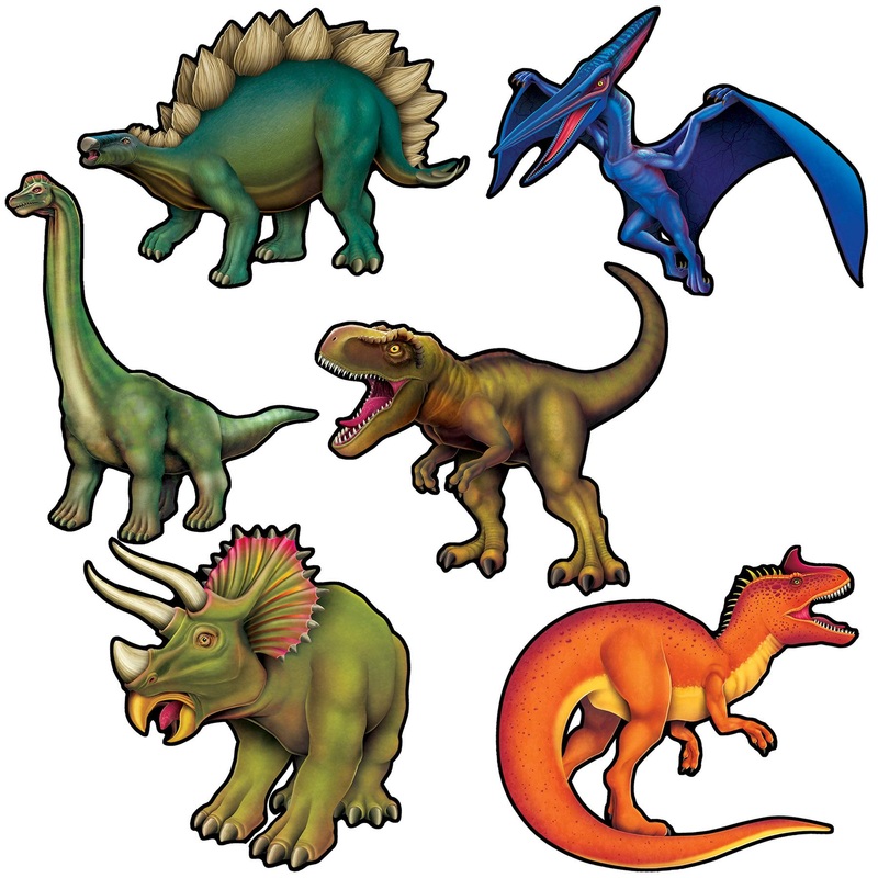 12 Packs Beistle Dinosaur Stickers 6/Pack