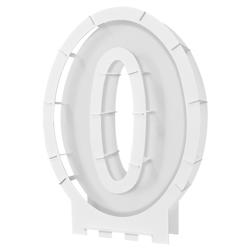 4 Pack Beistle Balloon Mosaic Number 0 Frame