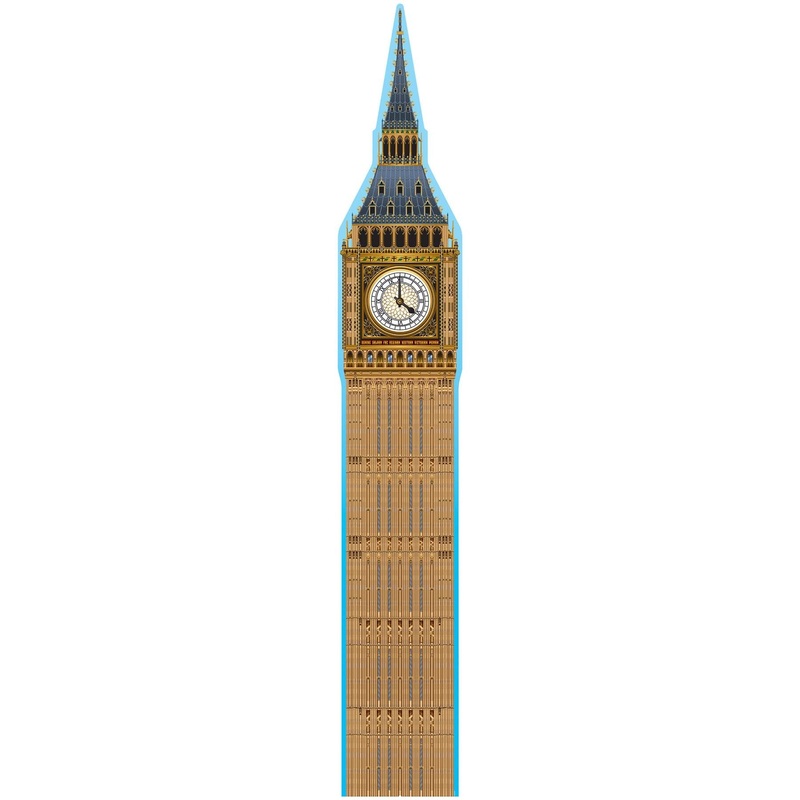 4 Pack Beistle Big Ben Stand-Up Decoration Decoration