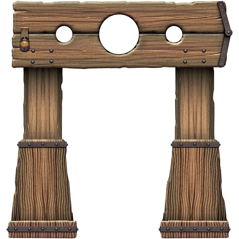 4 Pack Beistle Stockade Photo Prop Stand-Up Decoration