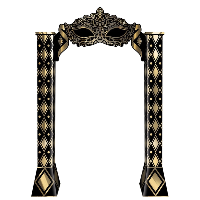 Beistle Masquerade 3-D Archway Prop