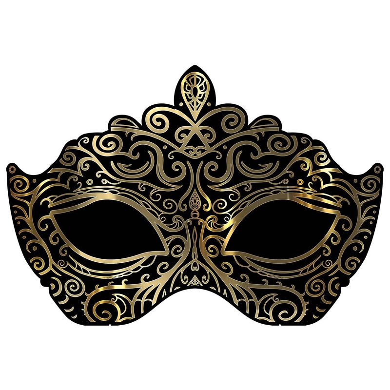 Beistle Masquerade Mask Stand-Up Decoration