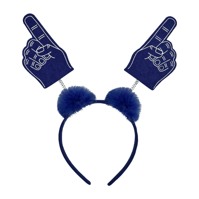 12 Pack Beistle #1 Hand Boppers with Marabou blue