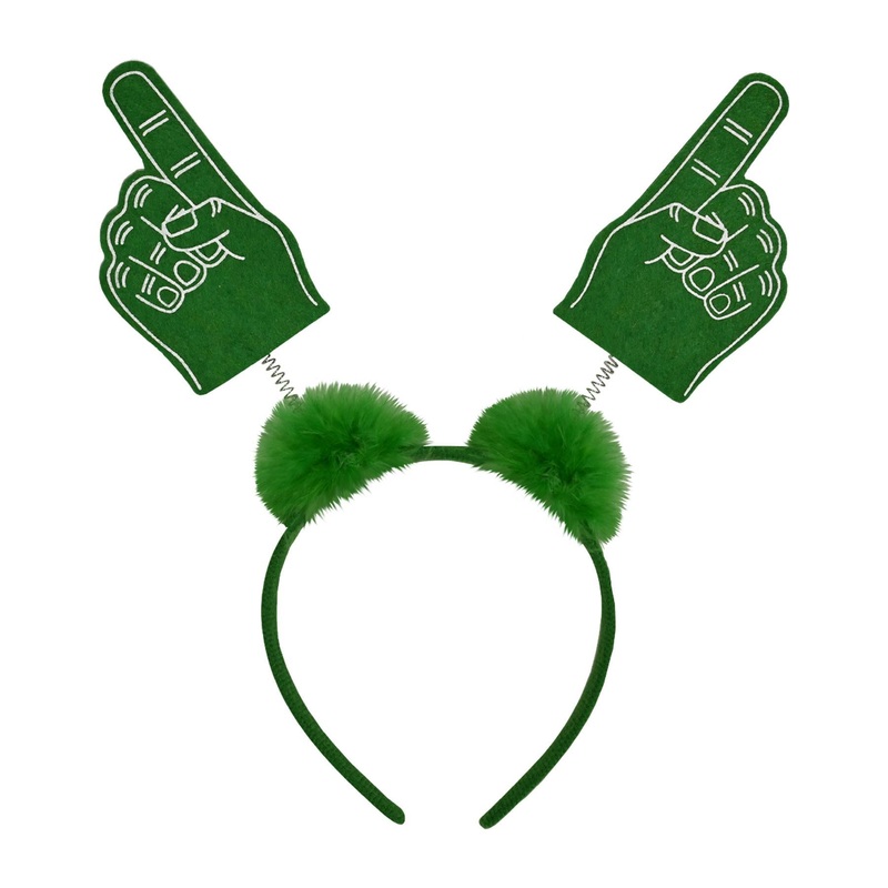 12 Pack Beistle #1 Hand Boppers with Marabou green