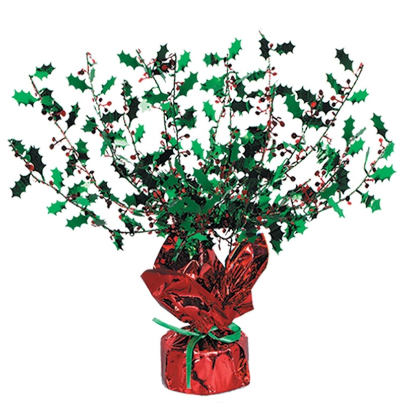 12 Pack Beistle Christmas Holly/Berry Centerpiece