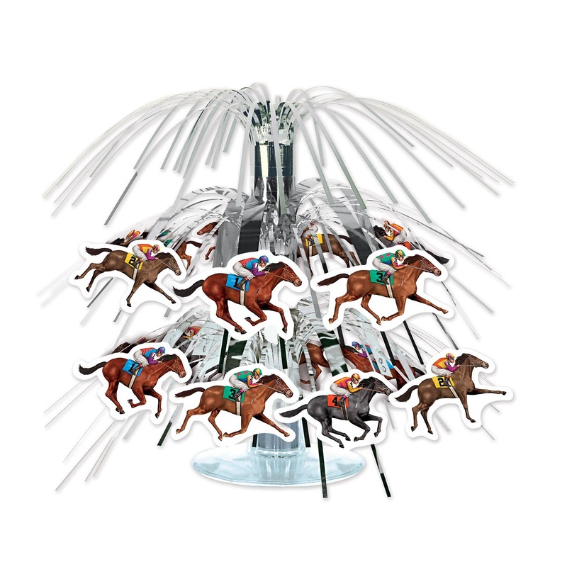 12 Pack Beistle Horse Racing Mini Party Cascade Centerpiece