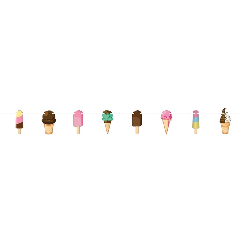 12 Pack Beistle Ice Cream Party Streamer