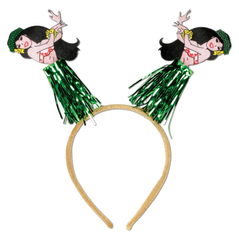 12 Pack Beistle Luau Party Hula Girl Boppers