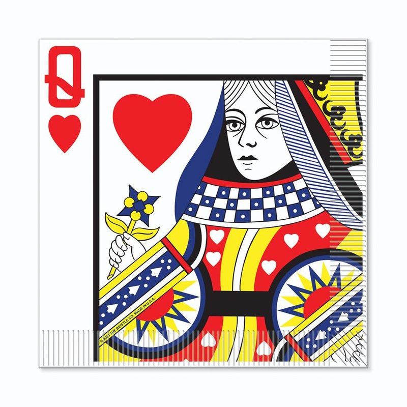 192 Pack Beistle Queen Of Hearts Luncheon Napkins