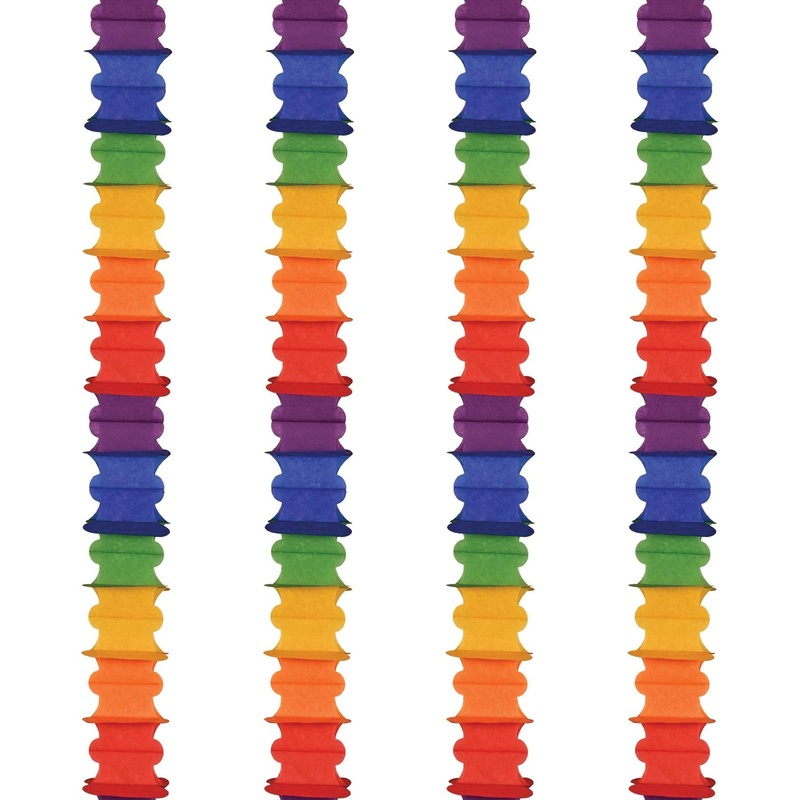 48 Pack Beistle Ceiling Drops rainbow