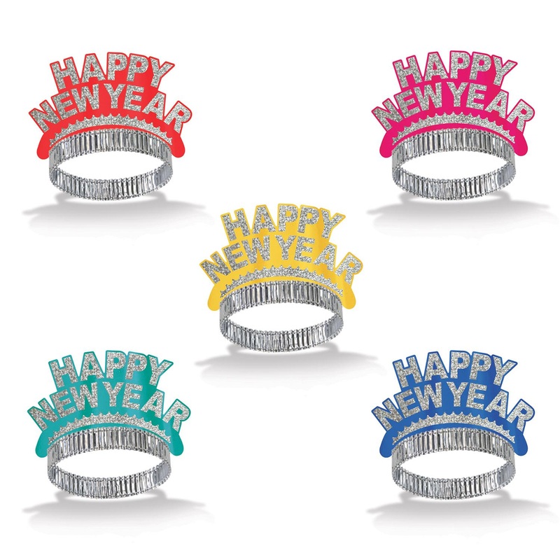 50 Pack Beistle Happy New Year Tiara
