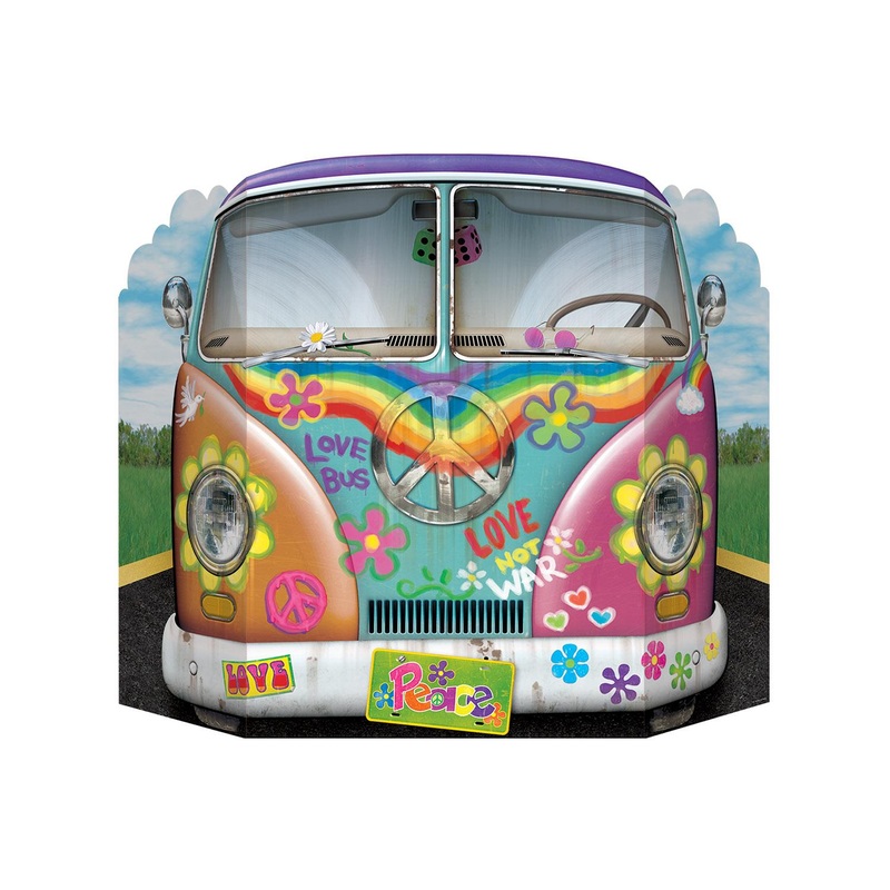 6 Pack Beistle Hippie Bus Party Photo Prop
