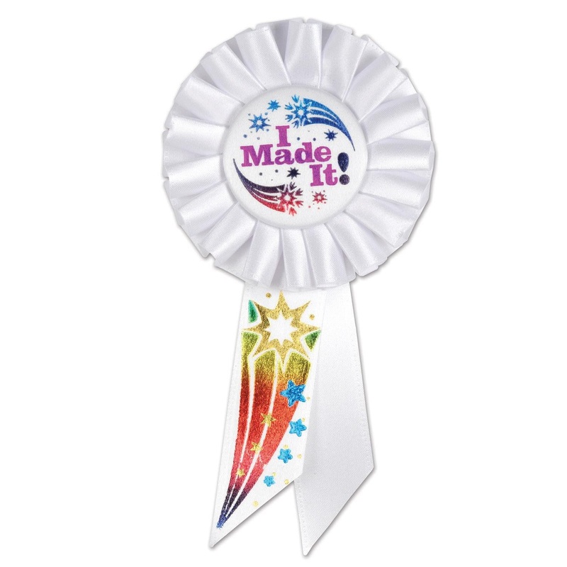 6 Pack Beistle I Made It! Graduation Rosette