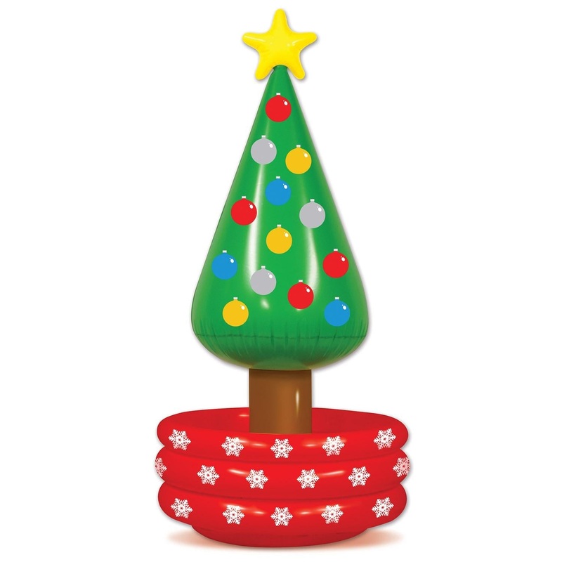 6 Pack Beistle Inflatable Christmas Tree Cooler