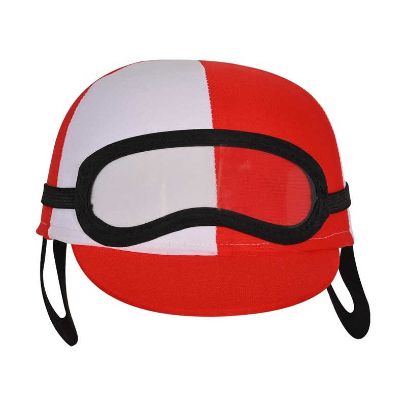 6 Pack Beistle Jockey Costume Helmet red