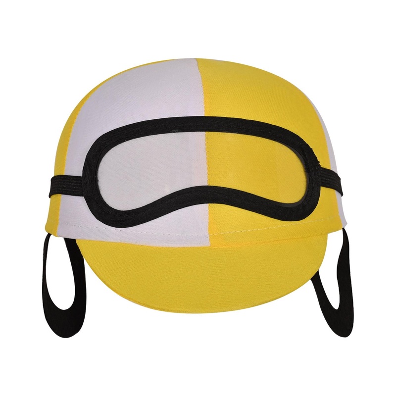 6 Pack Beistle Jockey Costume Helmet yellow